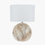 Viejo Natural Large Stone Effect Ceramic Table Lamp