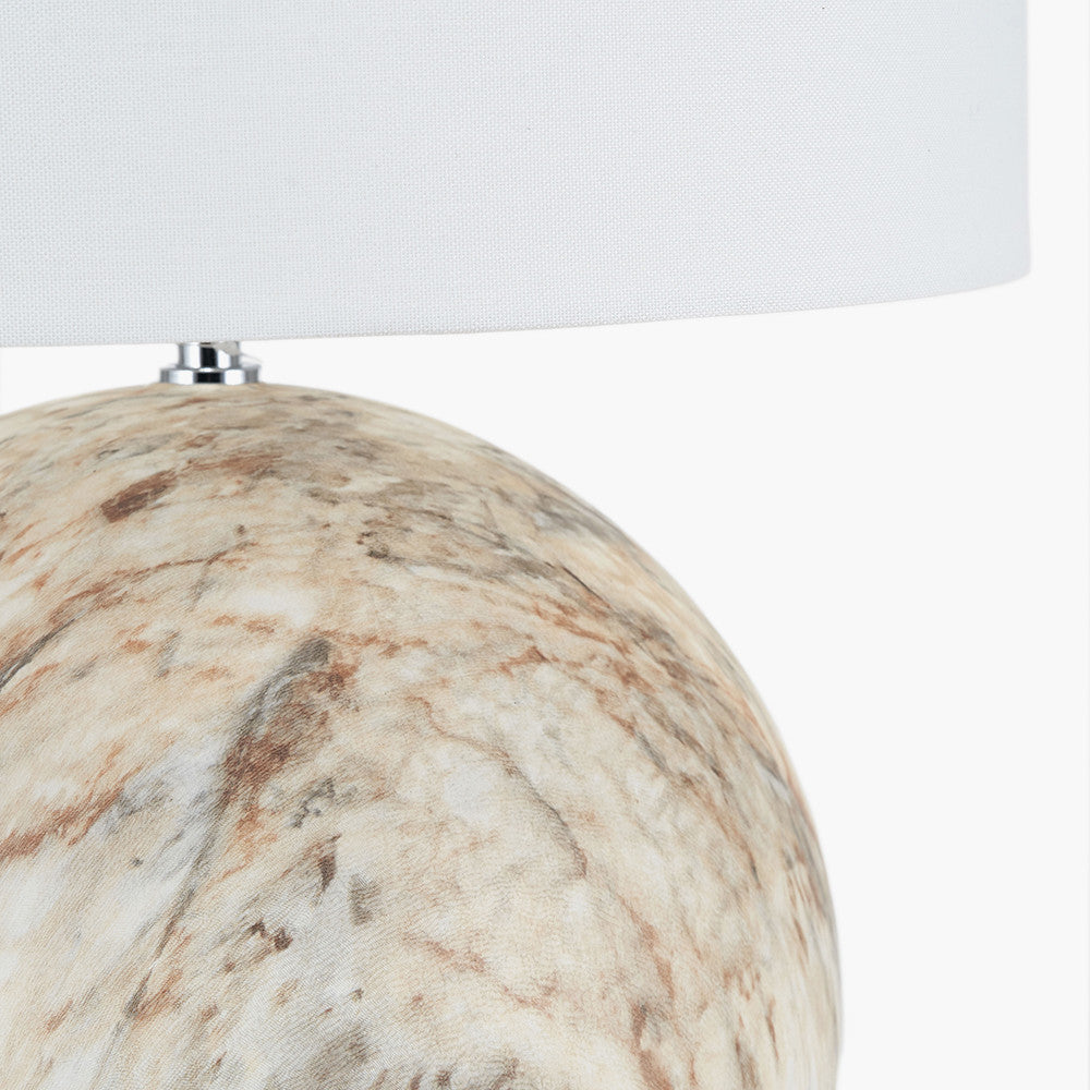 Viejo Natural Large Stone Effect Ceramic Table Lamp