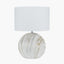 Viejo Grey Large Stone Effect Ceramic Table Lamp