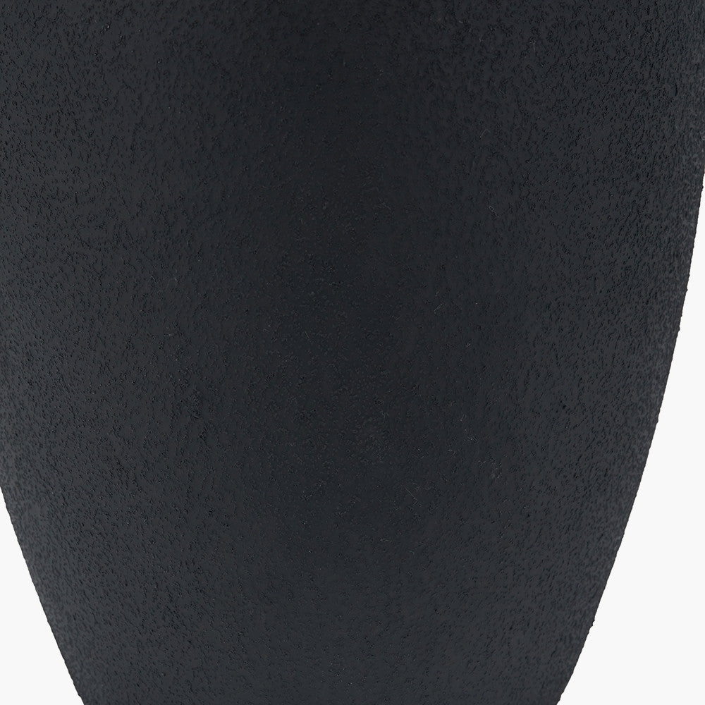 Areia Black Sand Textured Ceramic Table Lamp