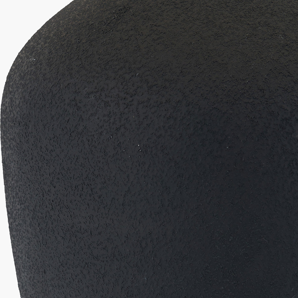 Areia Black Sand Textured Ceramic Table Lamp
