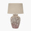 Vanda Clay Stone Textured Ceramic Table Lamp