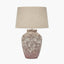 Vanda Clay Stone Textured Ceramic Table Lamp