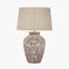 Vanda Clay Stone Textured Ceramic Table Lamp
