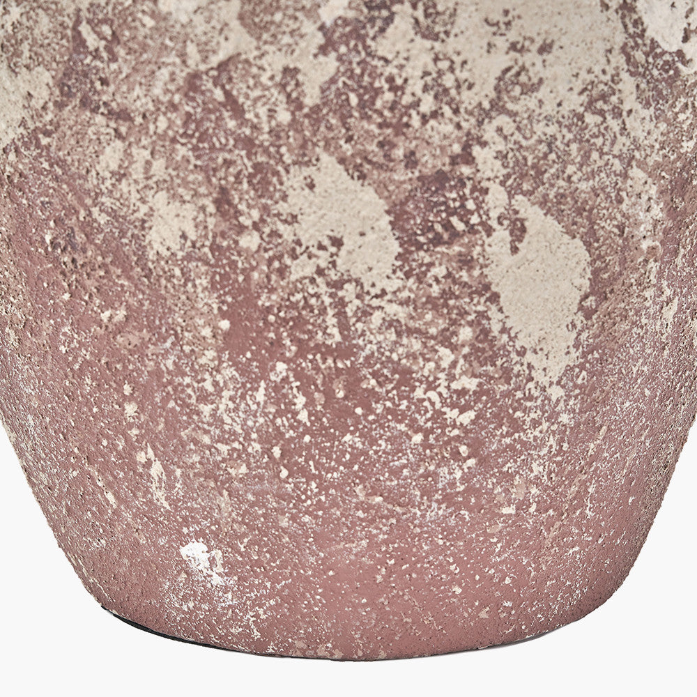Vanda Clay Stone Textured Ceramic Table Lamp