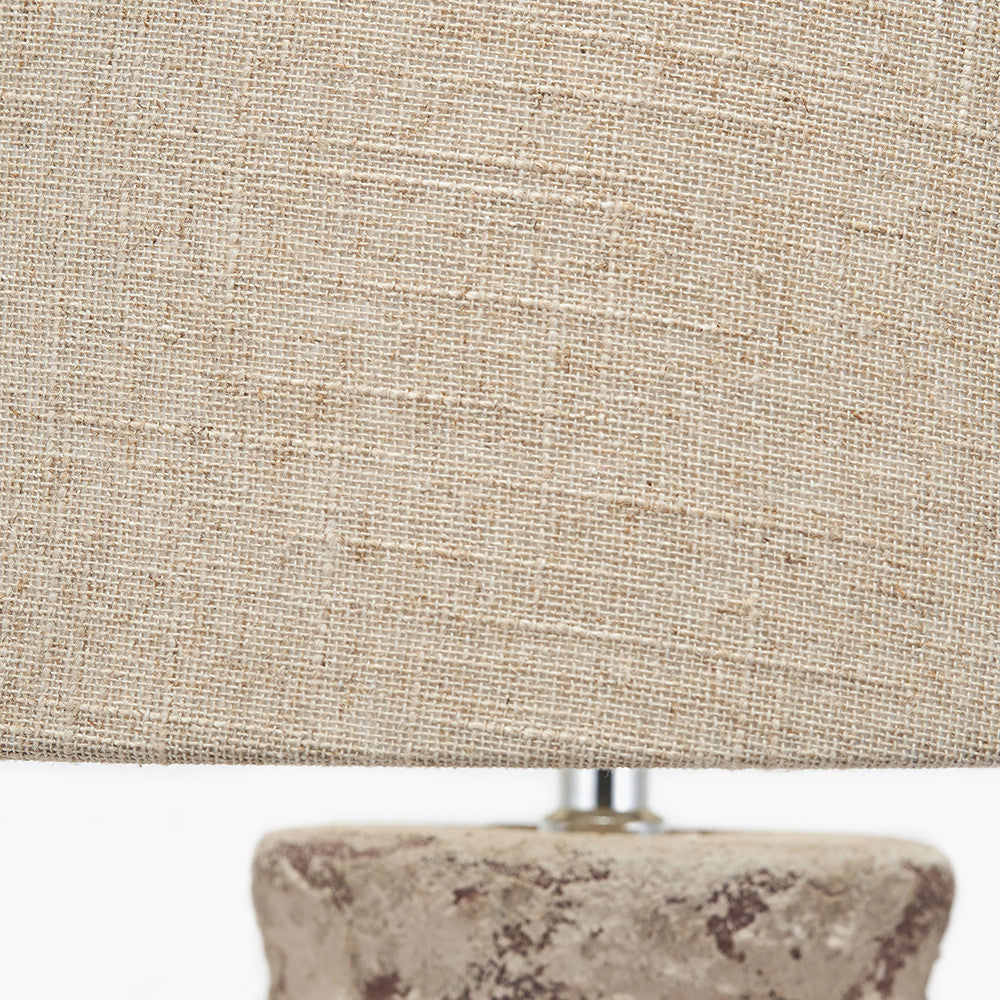 Vanda Clay Stone Textured Ceramic Table Lamp