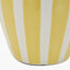 Priscilla Yellow Striped Ceramic Table Lamp Base