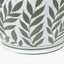 Laurel Olive Leaf Ceramic Table Lamp Base with Adelaide 40cm Taupe Tapered Cotton Mix Lampshade