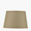 Laurel Olive Leaf Ceramic Table Lamp Base with Adelaide 40cm Taupe Tapered Cotton Mix Lampshade