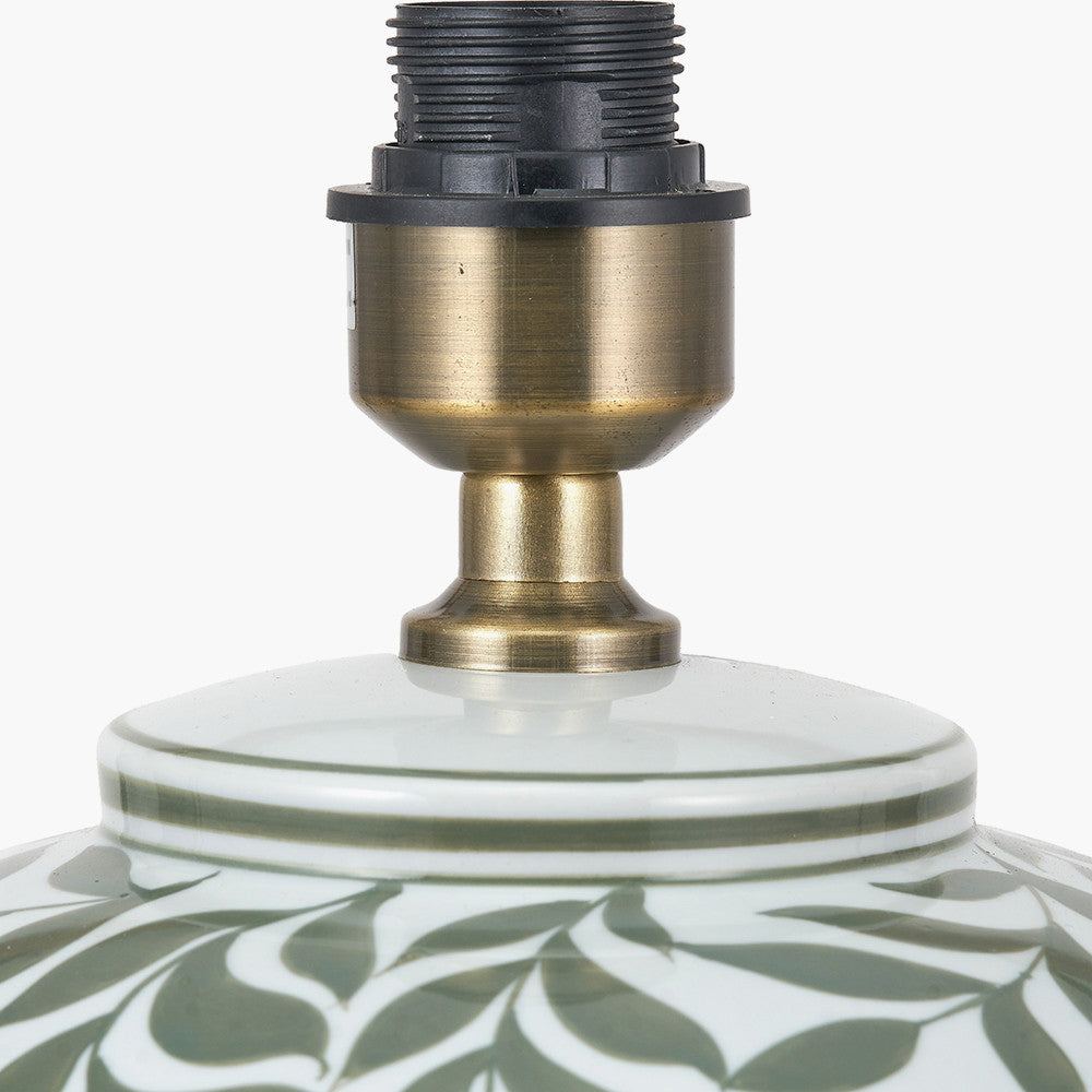 Laurel Olive Leaf Ceramic Table Lamp Base
