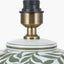 Laurel Olive Leaf Ceramic Table Lamp Base