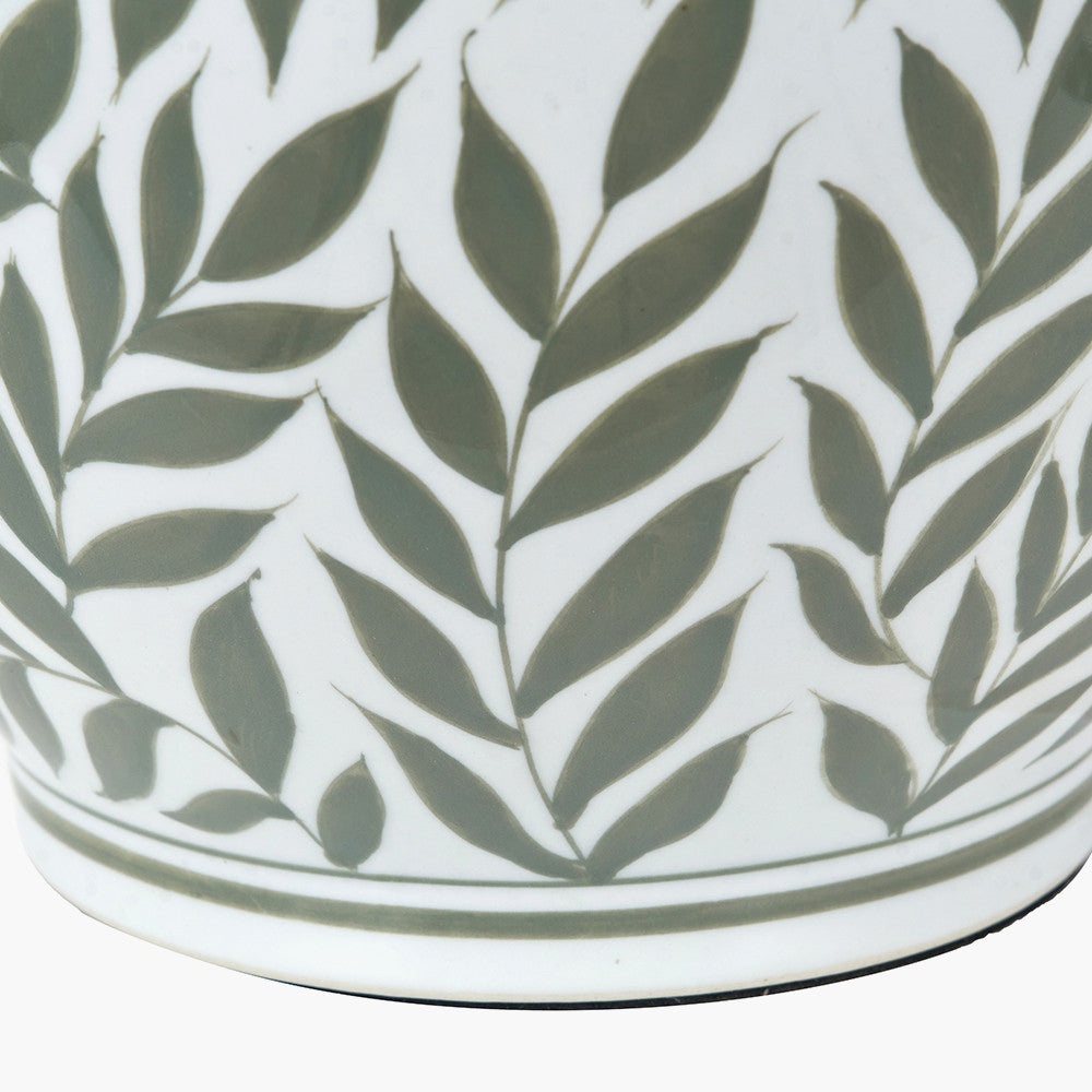 Laurel Olive Leaf Ceramic Table Lamp Base