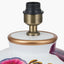 Laelia Pink Lily Ceramic Urn Table Lamp Base