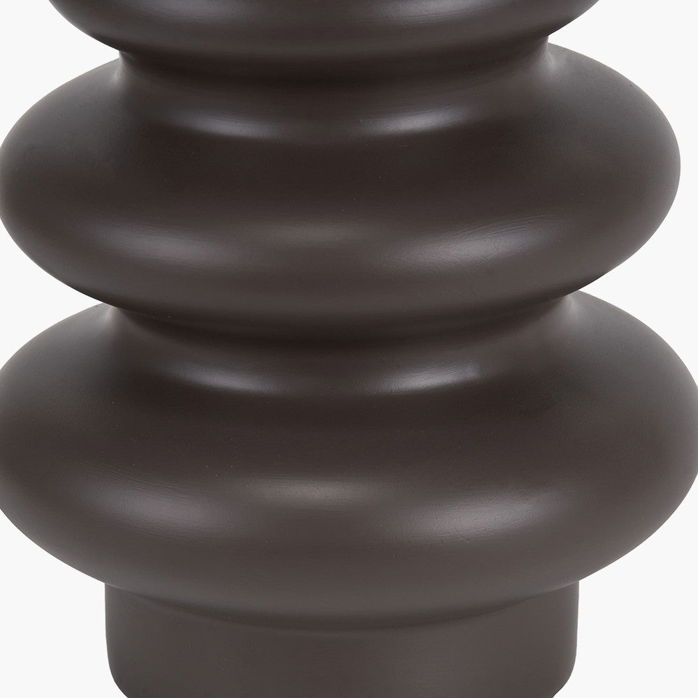 Aylin Bitter Chocolate Gourd Ceramic Table Lamp