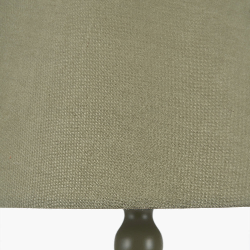 Sophia Olive Metal Bobble Table Lamp