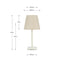 Sophia Putty Metal Bobble Table Lamp