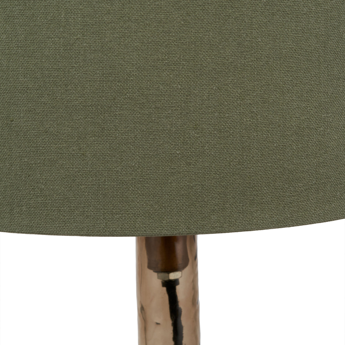 Avani Olive Glass Bottle Table Lamp