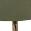Avani Olive Glass Bottle Table Lamp