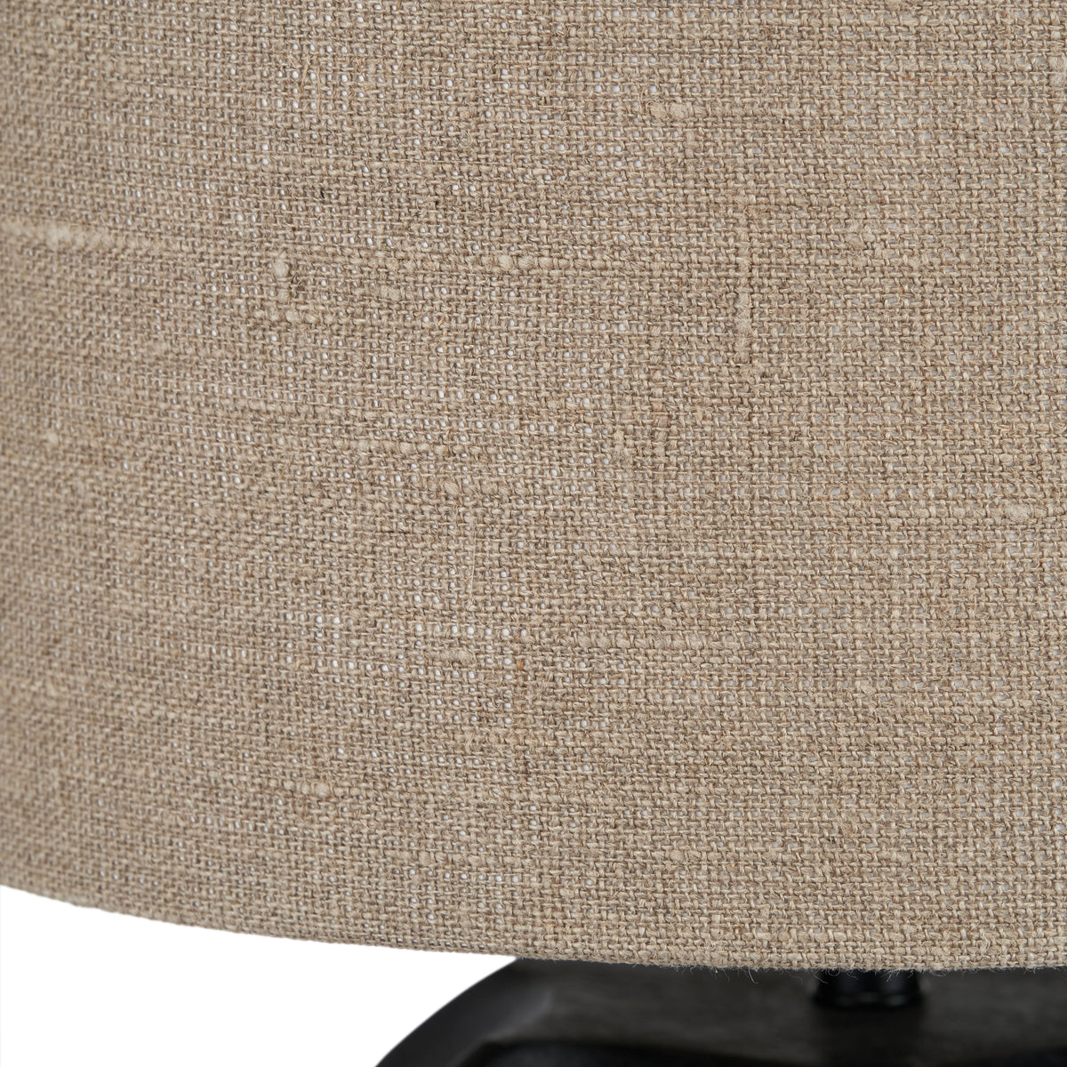 Khari Black Textured Wood Table Lamp