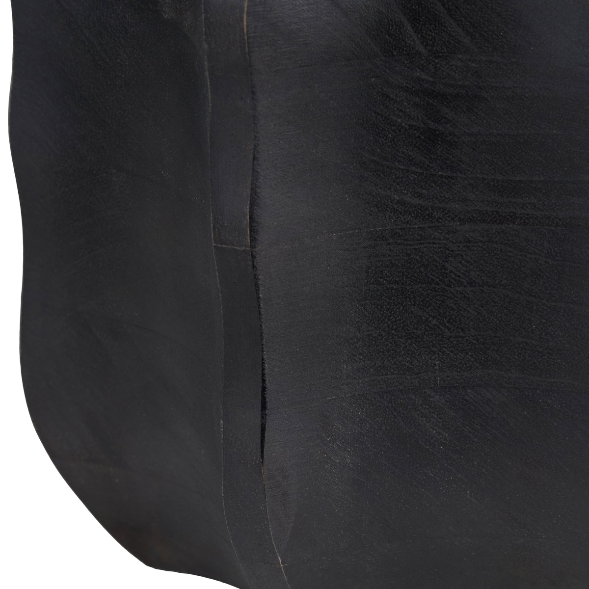 Khari Black Textured Wood Table Lamp