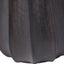 Kairo Black Tall Textured Wood Table Lamp