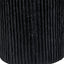Ananya Black Paper Mache and Metal Textured Dome Table Lamp
