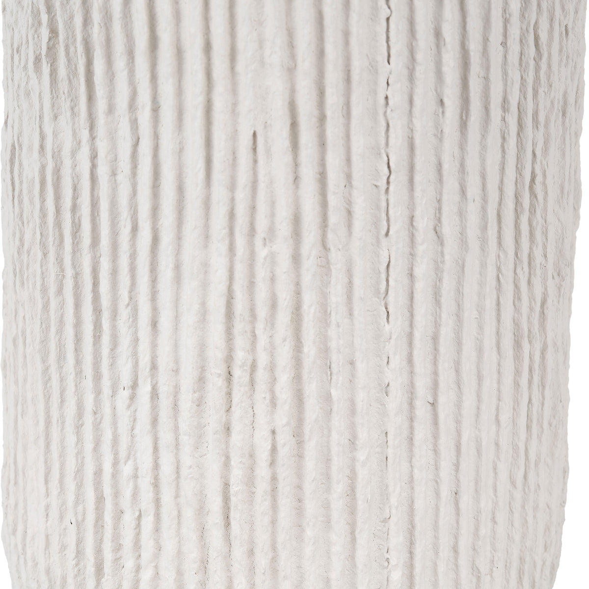 Ananya White Paper Mache and metal Textured Dome Table Lamp