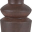 Aditi Dark Brown Curved Terracotta Table Lamp