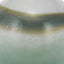Juno Sage and Mist Ombre Glass Table Lamp with Stellan 30cm Green Slubbed Silk Mix Gold Lined Cylinder Lampshade
