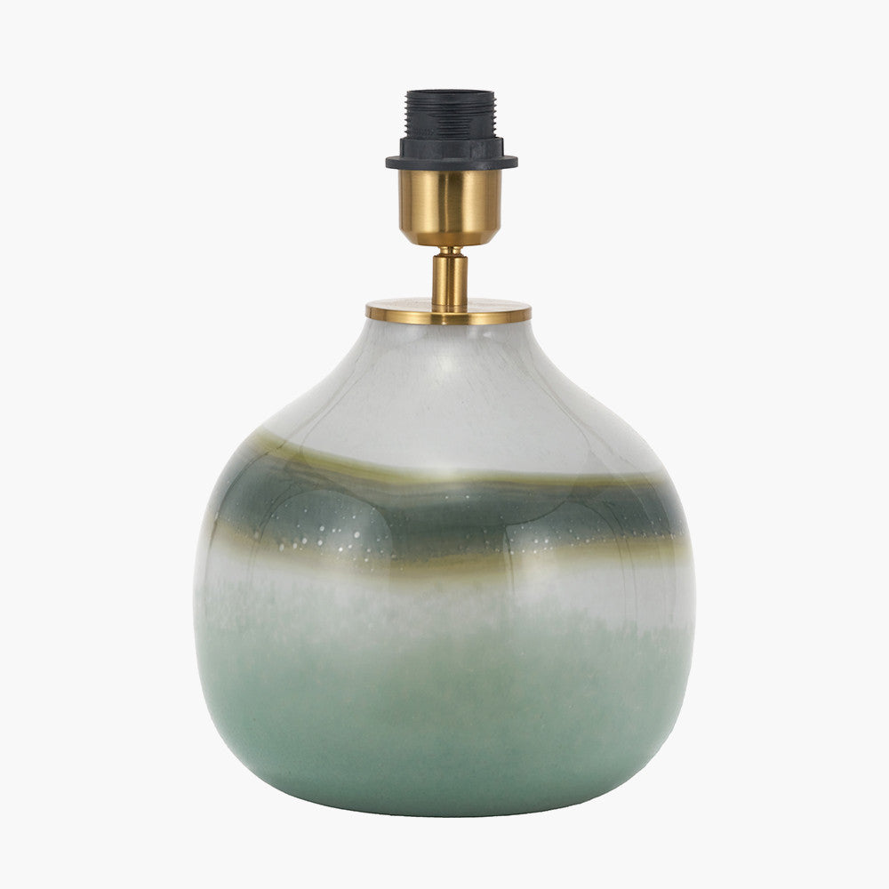 Juno Sage and Mist Ombre Glass Table Lamp