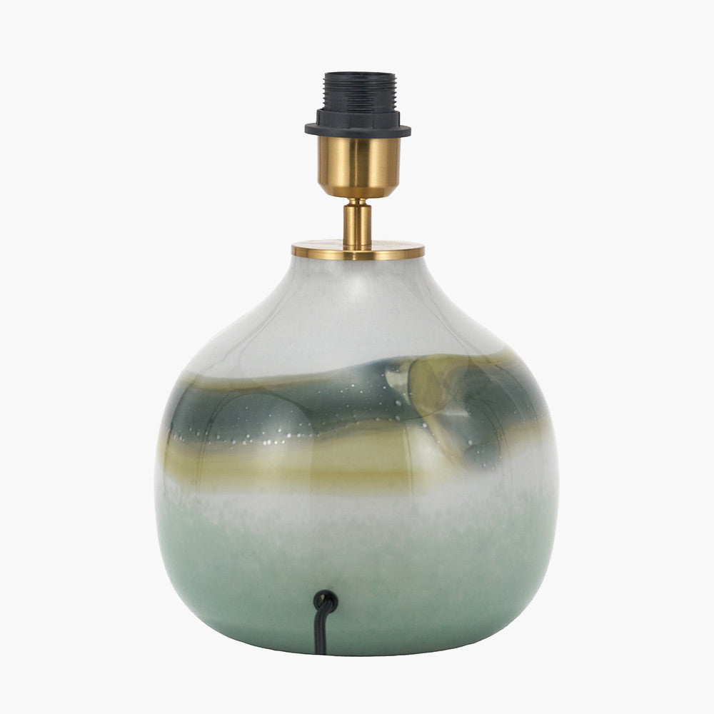 Juno Sage and Mist Ombre Glass Table Lamp