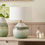 Juno Sage and Mist Ombre Glass Table Lamp