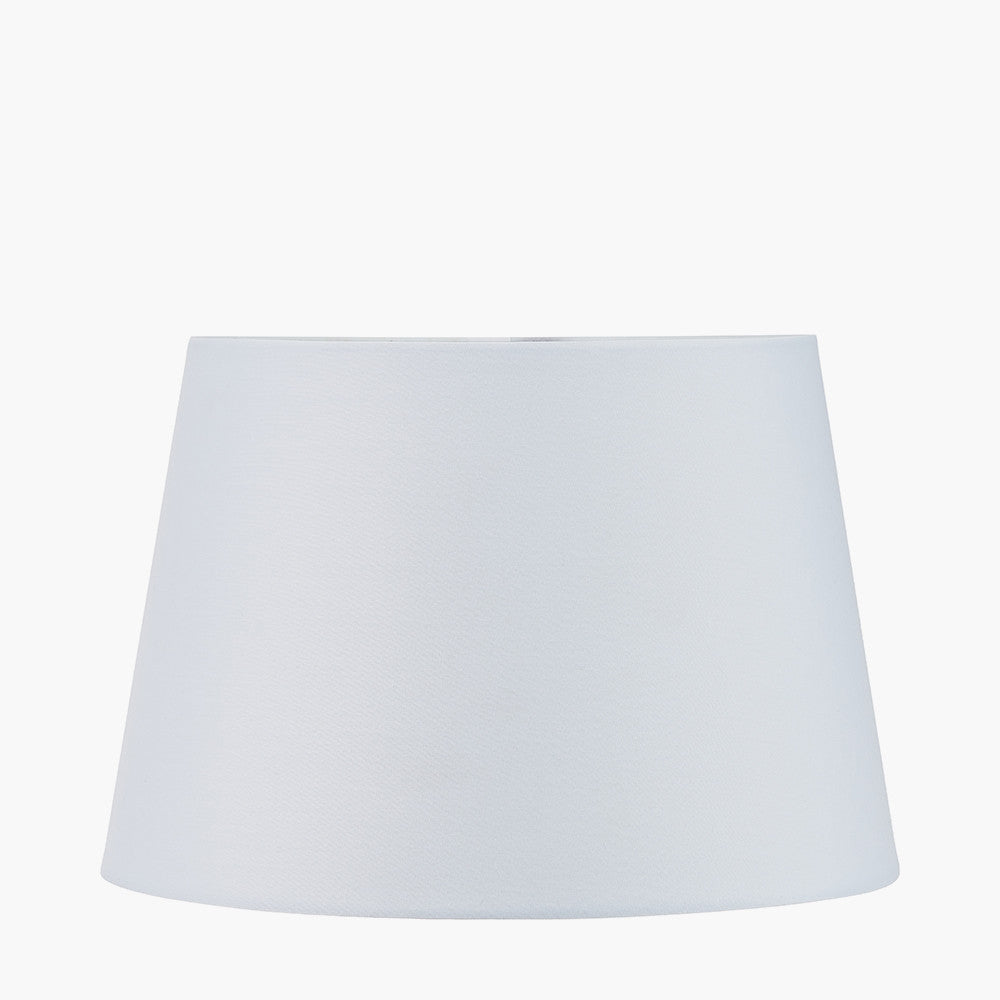 Juno Deep Plum Ombre Glass Table Lamp with Adelaide 35cm Ivory Tapered Cotton Mix Lampshade