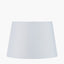 Juno Deep Plum Ombre Glass Table Lamp with Adelaide 35cm Ivory Tapered Cotton Mix Lampshade
