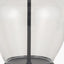 Rowen Clear Bottle Shaped Glass and Black Metal Table Lamp