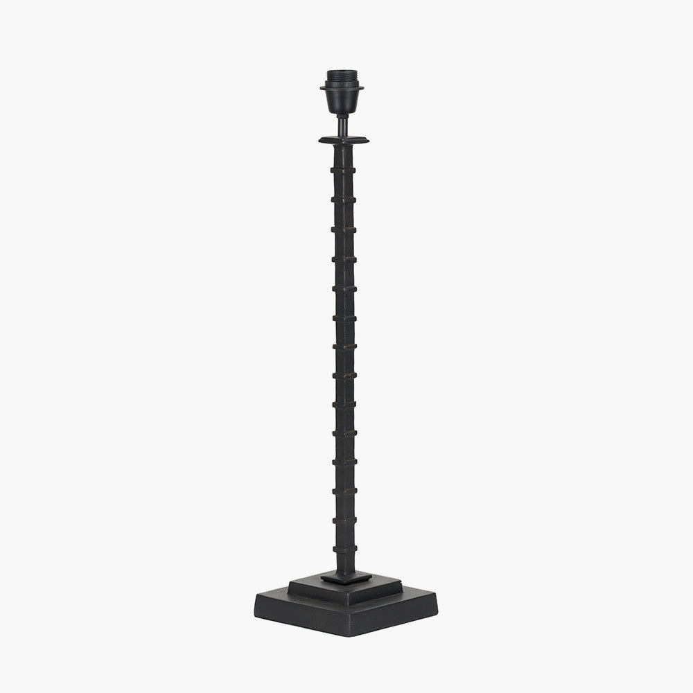 Everett Ribbed Metal Stick Table Lamp Base