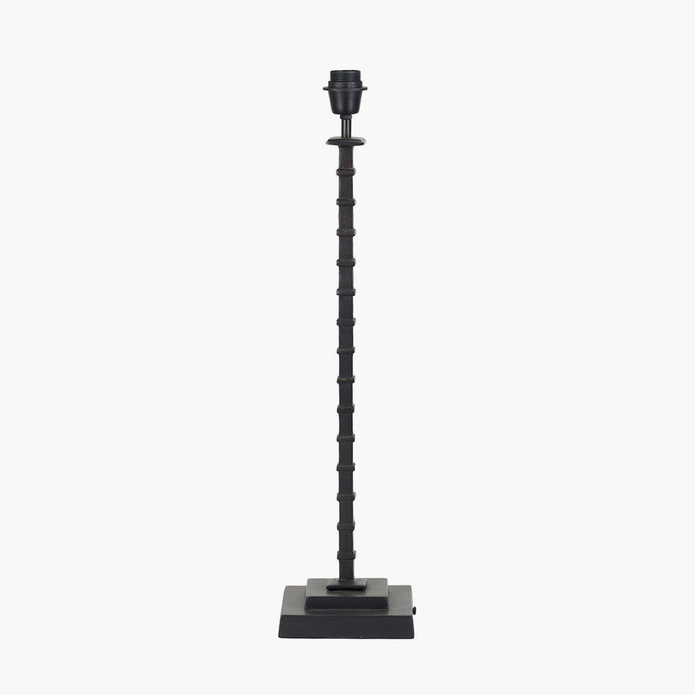 Everett Ribbed Metal Stick Table Lamp Base