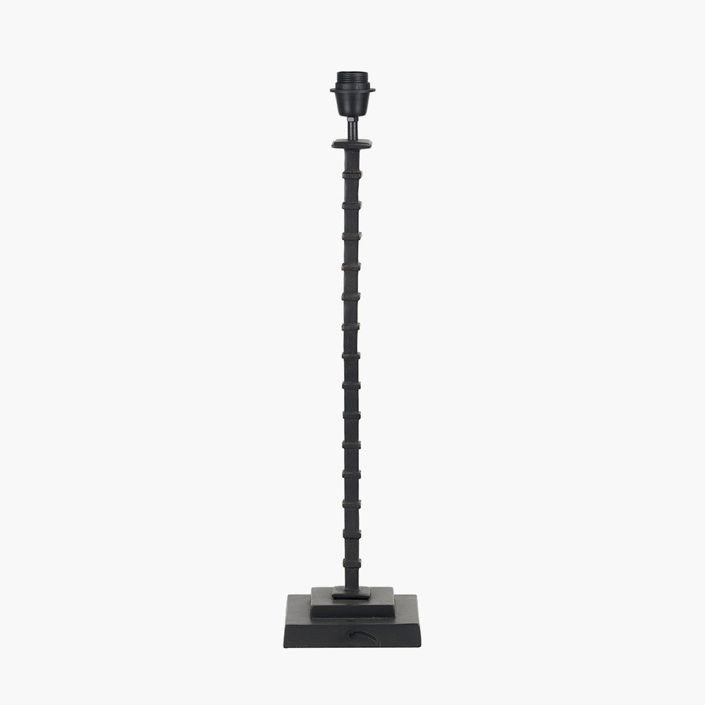 Everett Ribbed Metal Stick Table Lamp Base