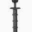 Everett Ribbed Metal Stick Table Lamp Base