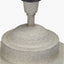 Raj Stone Grey Hammered Metal Urn Shaped Lamp Base