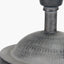 Raj Charcoal Grey Hammered Metal Urn Shaped Lamp Base