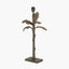 Bali Verdi Gris Metal Palm Tree Table Lamp Base