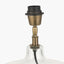 Corby Clear Glass Table Lamp Base