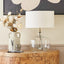 Corby Clear Glass Table Lamp Base