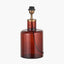 Palmo Amber Glass Bottle Table Lamp Base