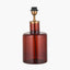 Palmo Amber Glass Bottle Table Lamp Base