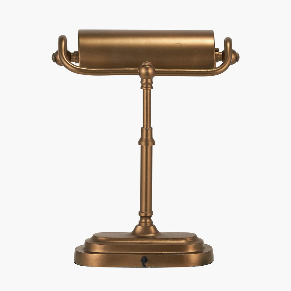 Ashford Antique Brass Metal Bankers Table Lamp