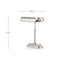 Ashford Antique Silver Metal Bankers Table Lamp