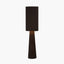 Mirissa Bitter Chocolate Slubby Handloom Fabric Table Lamp