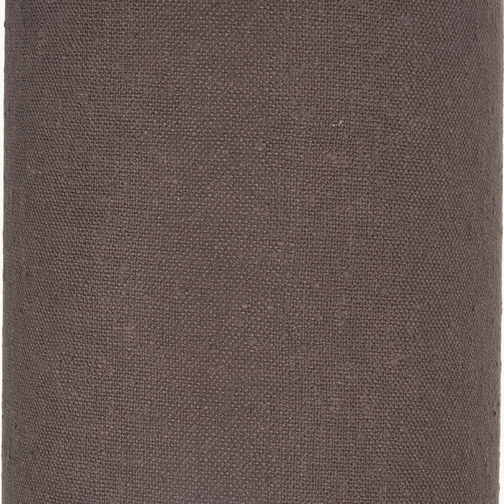 Mirissa Bitter Chocolate Slubby Handloom Fabric Table Lamp